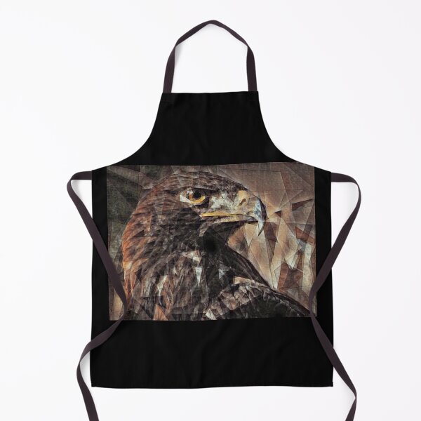 Item preview, Golden Eagle Head Focus - Dark Themed Oil Painting Style designed and sold by MakersKeystone.