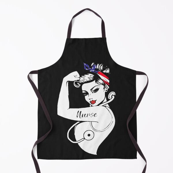 Item preview, Nurse Vet Strong Woman American Flag Hair Band designed and sold by MertieStark.