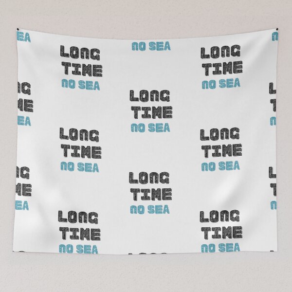 Item preview, Long Time No Sea designed and sold by SportyDogShop.