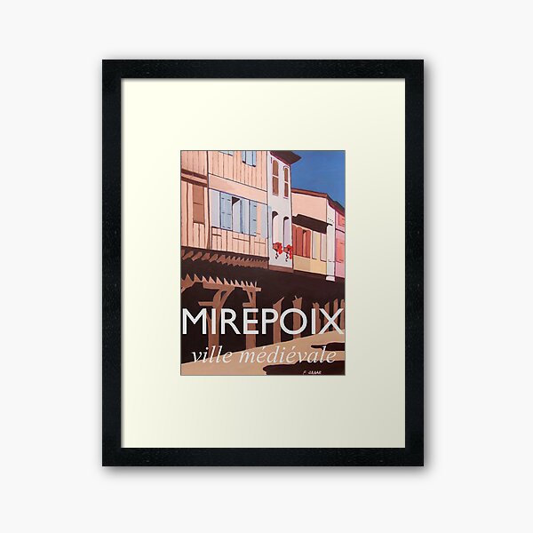 Item preview, Medieval Mirepoix interior French village Art Deco style designed and sold by Fizpop.