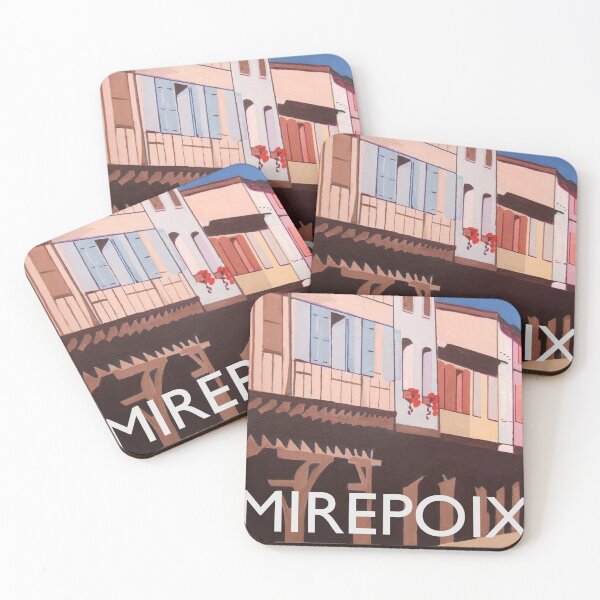 Item preview, Medieval Mirepoix interior French village Art Deco style designed and sold by Fizpop.
