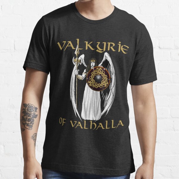 Viking Shirts for Men - Norse Mythology Odin Valkyrie Valhalla