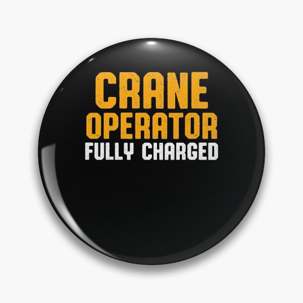 Item preview, Crane Operator Charged Funny Driver designed and sold by MiKatStore.