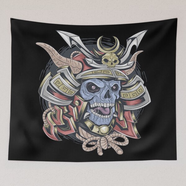 Item preview, Samurai Warrior Skull designed and sold by SportsT-Shirts.