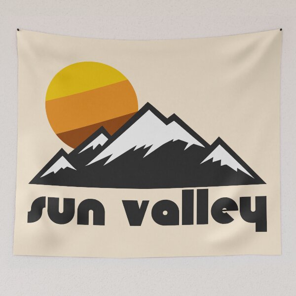 Item preview, Retro Sun Valley ))(( Tourist Souvenir Travel Design designed and sold by acquiesce13.
