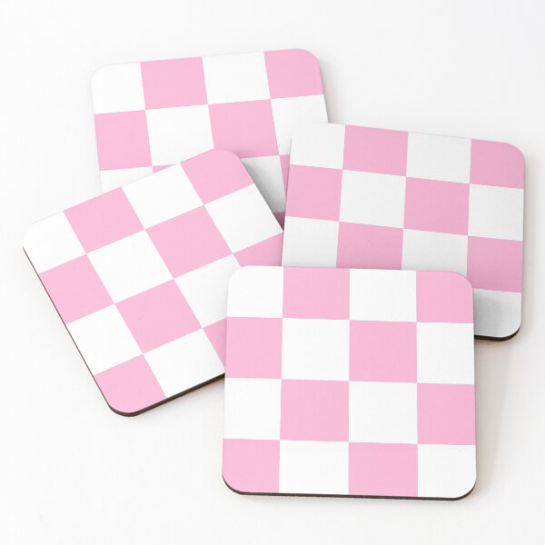 Item preview, Pastel Pink and White Checker Pattern designed and sold by Bumblefuzzies.