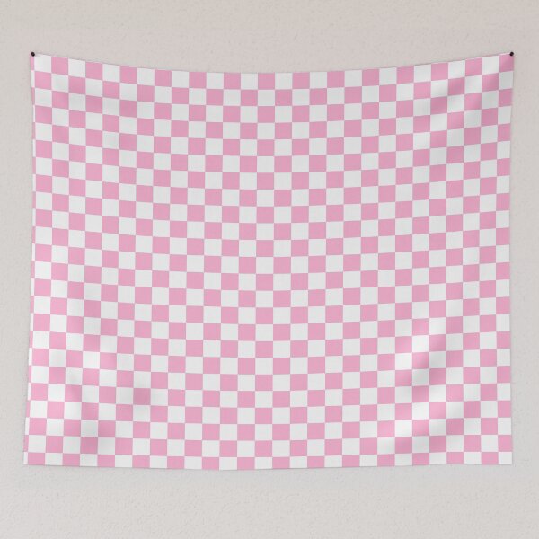 Item preview, Pastel Pink and White Checker Pattern designed and sold by Bumblefuzzies.