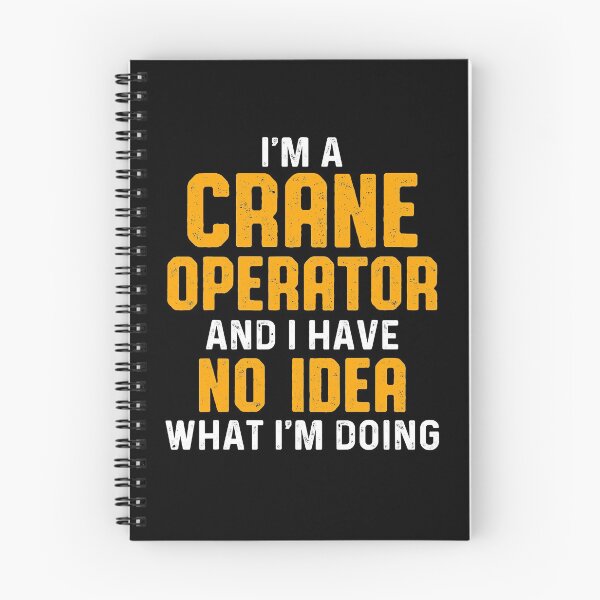 Item preview, Crane Operator Creative Funny Driver designed and sold by MiKatStore.