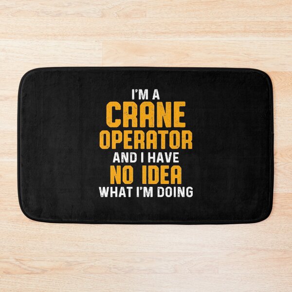 Item preview, Crane Operator Creative Funny Driver designed and sold by MiKatStore.