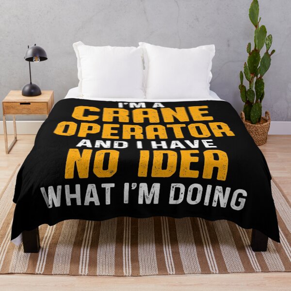 Item preview, Crane Operator Creative Funny Driver designed and sold by MiKatStore.
