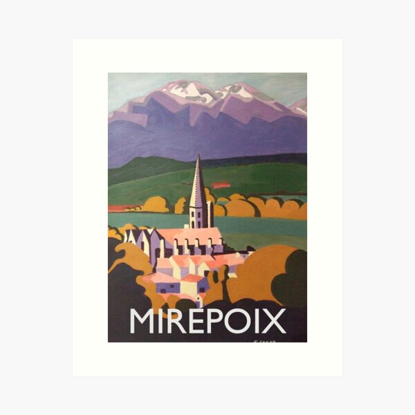 Item preview, Medieval Mirepoix in France notelet card designed and sold by Fizpop.