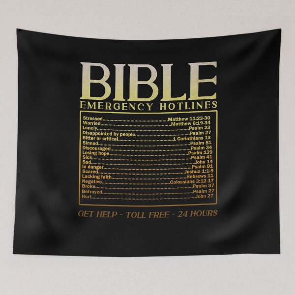 Item preview, Bible Emergency Hotlines designed and sold by BLake77777.