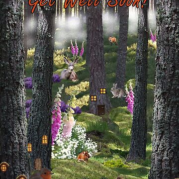 Artwork thumbnail, Summer Mist - Get Well Soon Card by EuniceWilkie