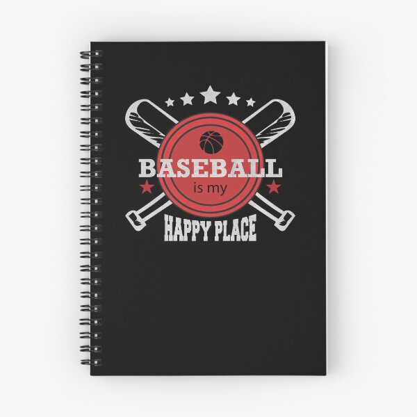 Item preview, Baseball is my happy place Gift Funny Quote designed and sold by dm4design.
