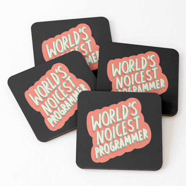 Item preview, World’s Noicest Programmer designed and sold by thecodedose.