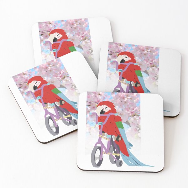 Item preview, Cute Greenwing Macaw On Bike designed and sold by Alice Cheng.