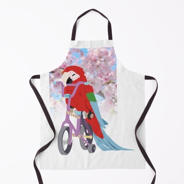 Item preview, Cute Greenwing Macaw On Bike designed and sold by Alice Cheng.