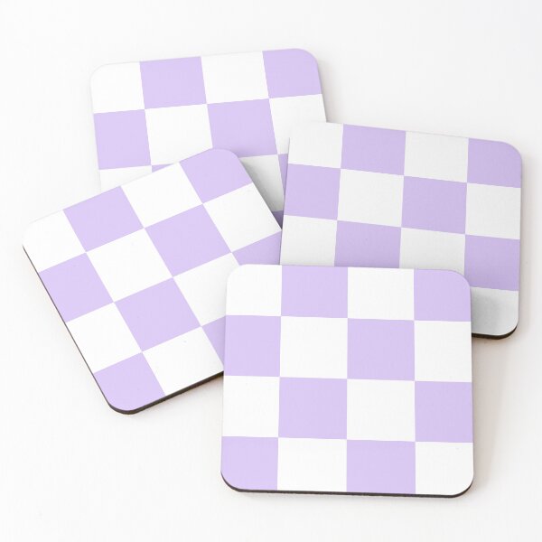 Item preview, Pastel Purple and White Checker Pattern designed and sold by Bumblefuzzies.