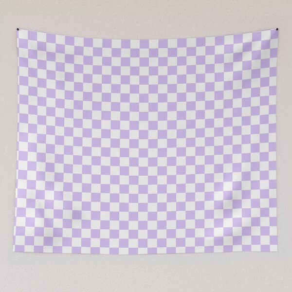 Item preview, Pastel Purple and White Checker Pattern designed and sold by Bumblefuzzies.