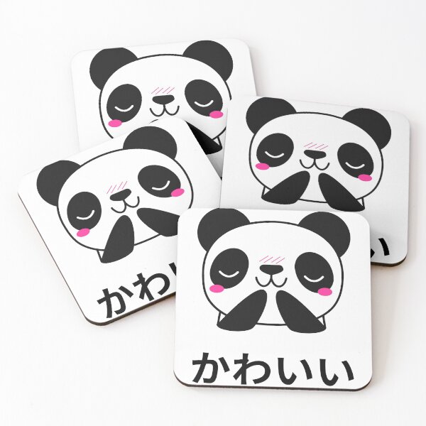 Item preview, Panda Kawaii Chibi Anime Kanji Japanese designed and sold by Massaie55.