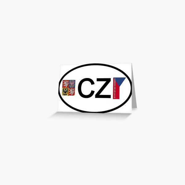 Item preview, Czech Republic Country code vehicle registration  designed and sold by Travellerz.
