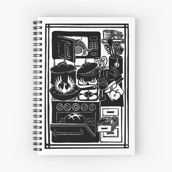 Item preview, Cooking in the Kitchen Art Print designed and sold by NedBustard.