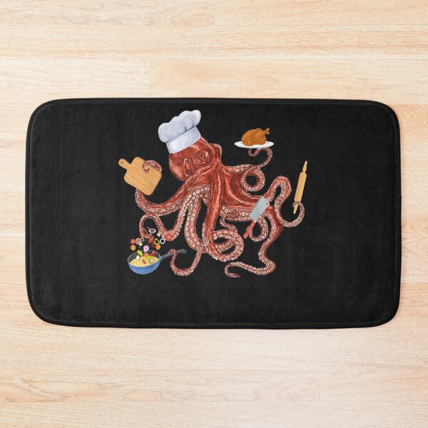Item preview, Octopus Chef Cooking Fnny Culinary Master Cooker Cook designed and sold by MertieStark.