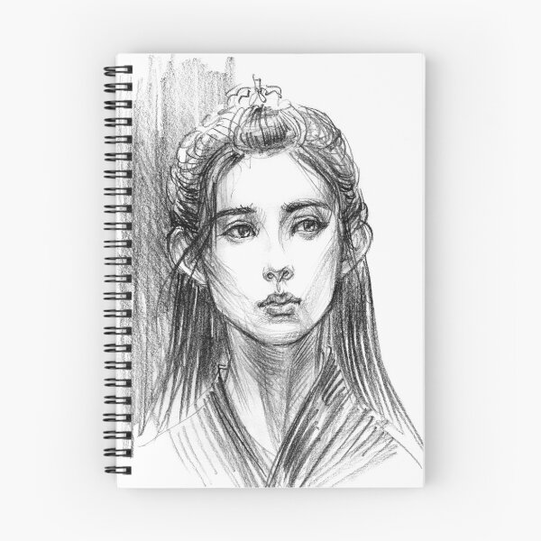 Item preview, The Princess Pencil Portrait designed and sold by cloudyshores.