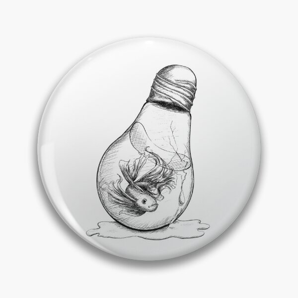 Item preview, Fish Lightbulb designed and sold by Delayedart.