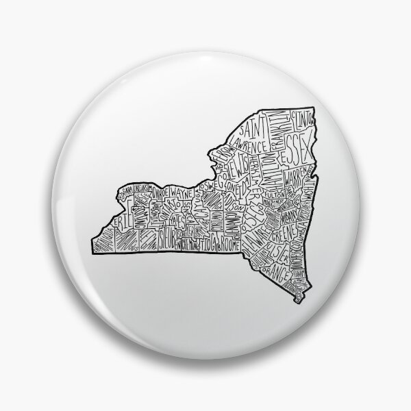 Item preview, Map of Upstate New York designed and sold by Calen  Picard-Carroll.