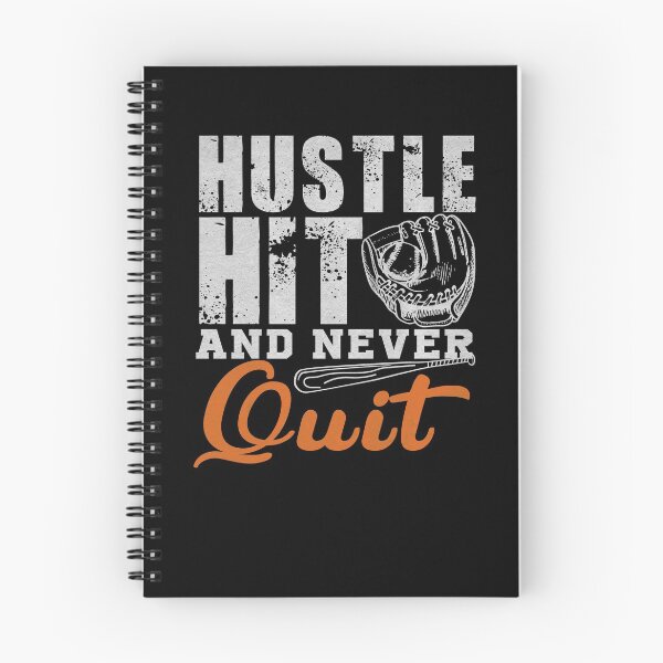 Item preview, Hustle Hit Never Quit - Baseball Gift Men Women designed and sold by dm4design.