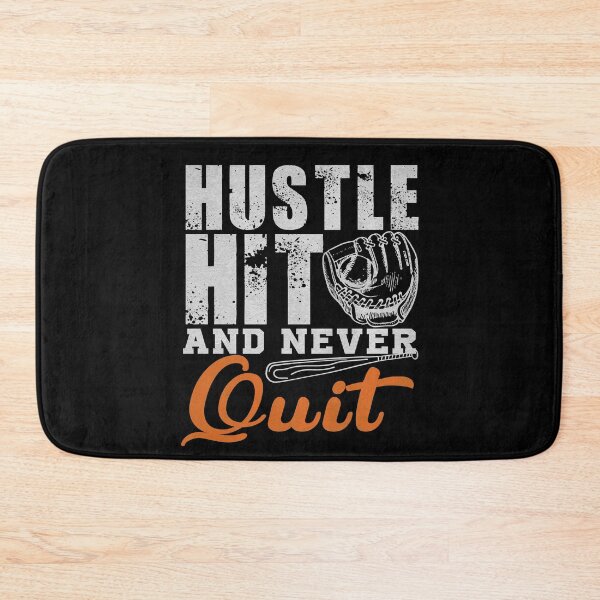 Item preview, Hustle Hit Never Quit - Baseball Gift Men Women designed and sold by dm4design.