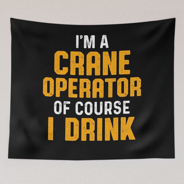 Item preview, Crane Operator Energetic Funny Driver designed and sold by MiKatStore.