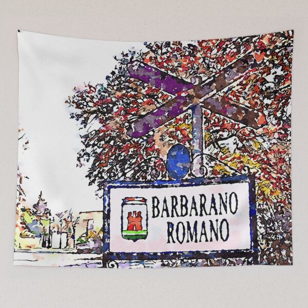 Item preview, Barbarano Romano: road sign designed and sold by Giuseppe Cocco.