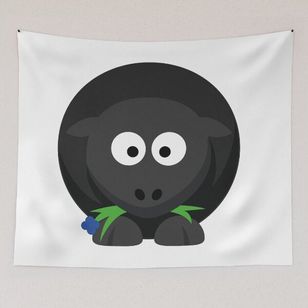 Item preview, Cute Black Sheep designed and sold by MintGubbins.