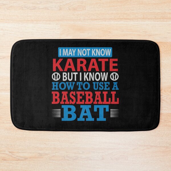 Item preview, Baseball Funny Karate Quote designed and sold by dm4design.