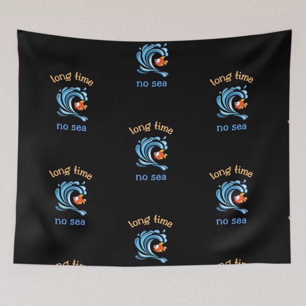 Item preview, Long Time No Sea designed and sold by SportyDogShop.