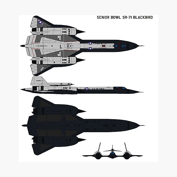 Item preview, SR-71 Blackbird Sticker designed and sold by weirdcountry.