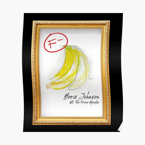 "Boris Johnson Paints A Banana, UK Prime Minister Uk Politics News Art