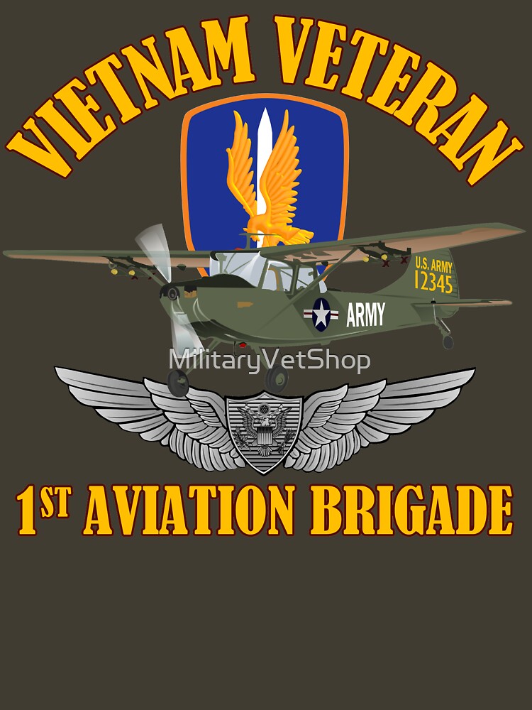 Vietnam - 1st Aviation Brigade - O-1 Bird Dog | Essential T-Shirt