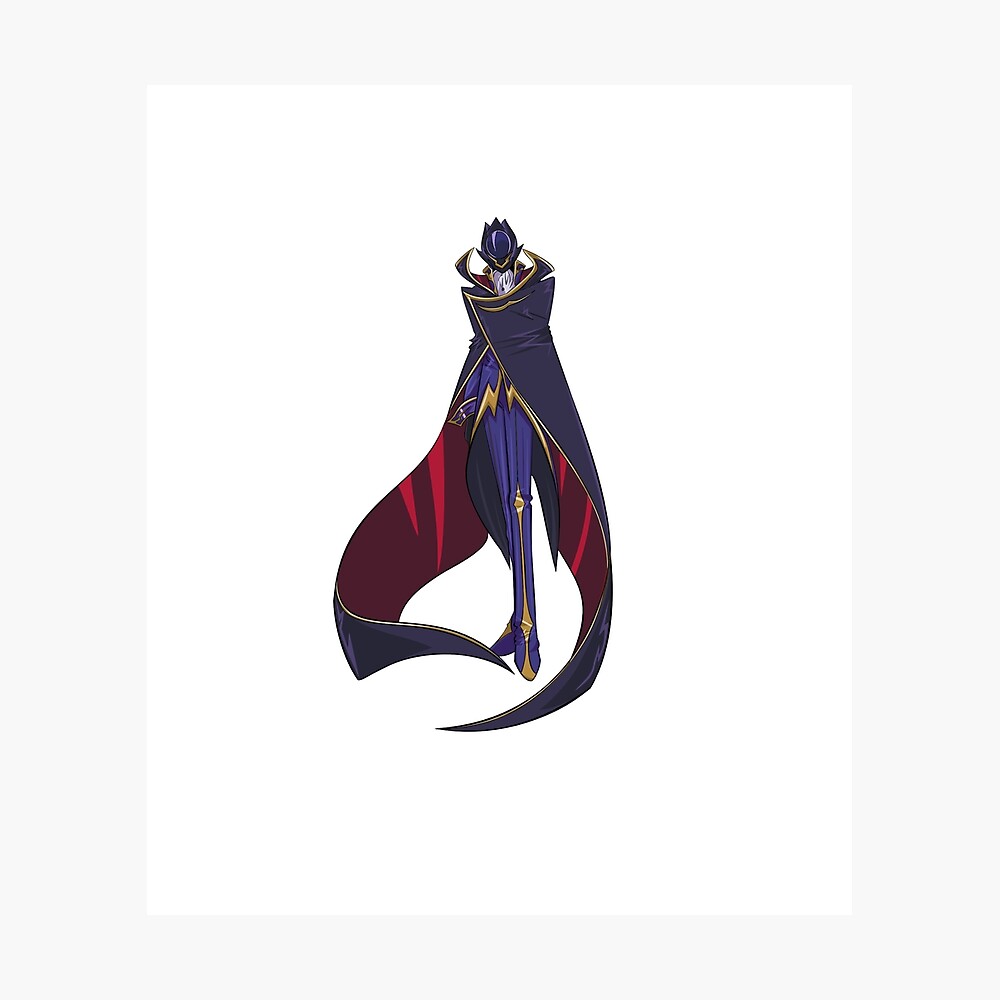 Code Geass Lelouch Of The Rebellion Lelouch Lamperouge Zero Lelouch Code Geass Poster For Sale By Animology Redbubble