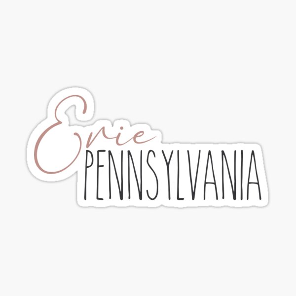 Erie Pennsylvania, Erie PA Sticker