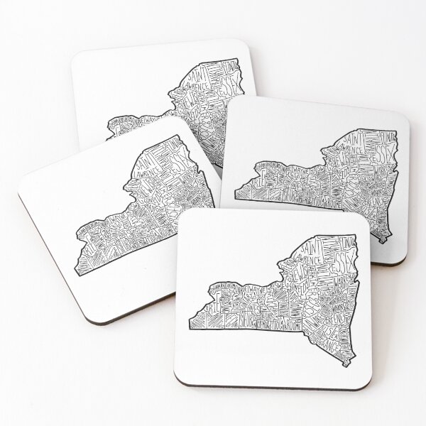 Item preview, Map of Upstate New York designed and sold by Calen  Picard-Carroll.