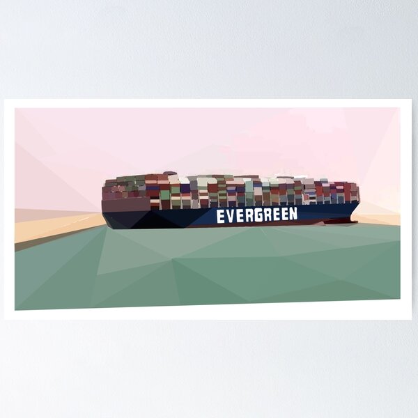 Item preview, Suez Canal Ever Given Container Ship designed and sold by SowCow.