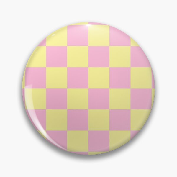 Aperçu de l'œuvre Motif à carreaux rose et jaune pastel créée et vendue par Bumblefuzzies.