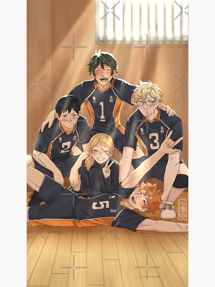 "Haikyuu First Years'" Sticker for Sale by niminny Redbubble