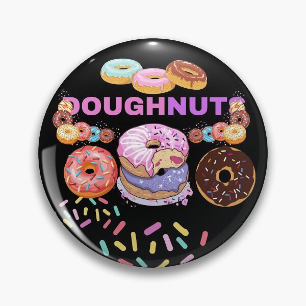 Item preview, Doughnuts/Pink, Cute Yummy Doughnut T-Shirt designed and sold by greatTeewear.
