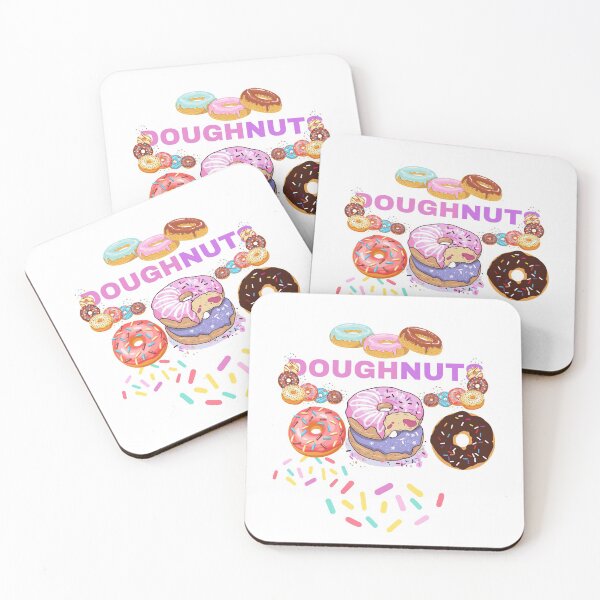 Item preview, Doughnuts/Pink, Cute Yummy Doughnut T-Shirt designed and sold by greatTeewear.