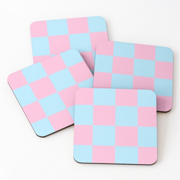 Item preview, Pastel Pink and Blue Checker Pattern designed and sold by Bumblefuzzies.