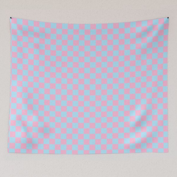 Item preview, Pastel Pink and Blue Checker Pattern designed and sold by Bumblefuzzies.